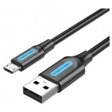 CABLE USB 2.0 A MICRO USB 0.25 M NEGRO VENTION