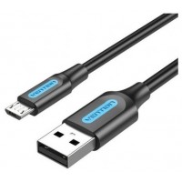 CABLE USB 2.0 A MICRO USB 0.5 M NEGRO VENTION