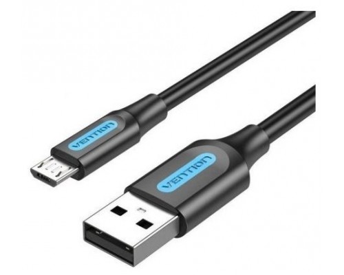 CABLE USB 2.0 A MICRO USB 3 M NEGRO VENTION