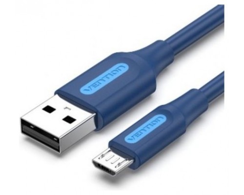 CABLE USB 2.0 A MICRO USB 1 M AZUL OSCURO VENTION