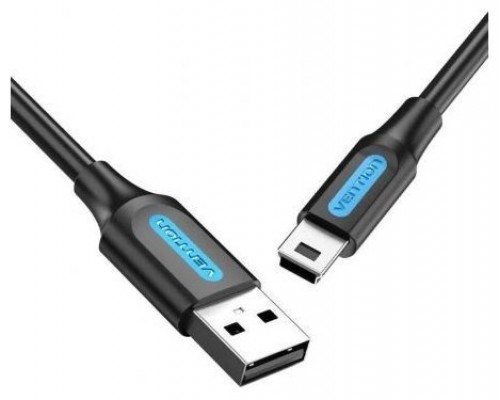 CABLE USB 2.0 MINI USB/M A USB/M 0.5 M NEGRO VENTION