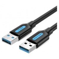 CABLE USB-A A USB-A M-M 0.5 M NEGRO VENTION