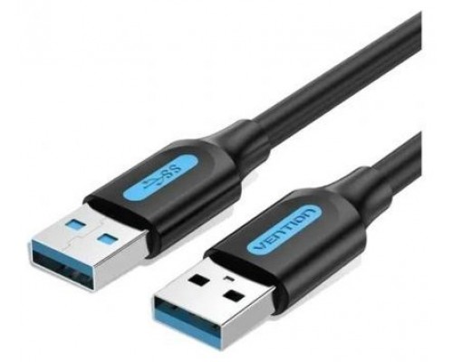 CABLE USB-A A USB-A M-M 0.5 M NEGRO VENTION