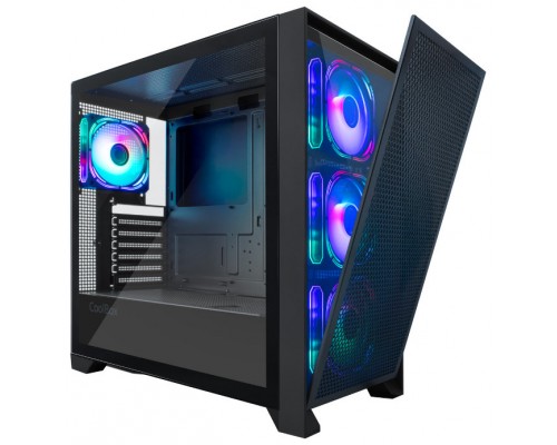 CAJA GAMING TORRE ATX GE2000 DUALVIEW ARGB NEGRO COOLBOX