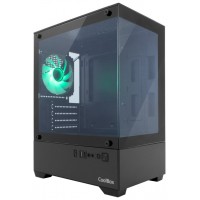 CAJA SOBREMESA MICROATX GM200 VISION LITE NEGRO COOLBOX