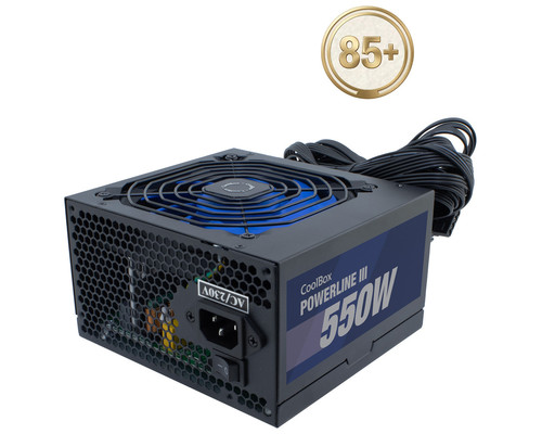 FUENTE ALIM. ATX 550W POWERLINE III COOLBOX-AA4 FUENTE ALIM. ATX 550W POWERLINE III COOLBOX