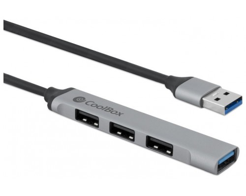 Coolbox HUB  ALU USB-A (1XUSB3.0+3XUSB2.0)