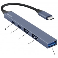 MINI DOCK USB-C (USB-C PD/USB-C/2xUSB 2.0/USB 3.0) COOLBOX