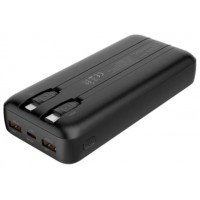 Coolbox PowerBank DP10 10000MAH LCD Negro Carg R&aacute;p