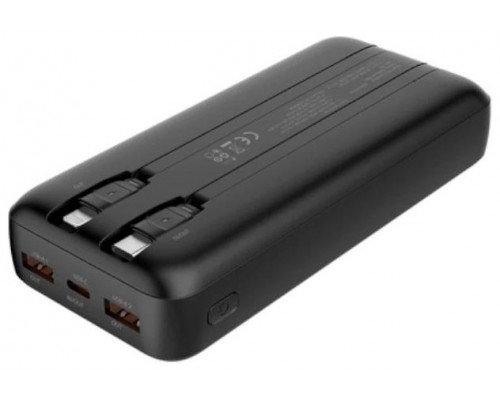 Coolbox PowerBank DP20 20000MAH LCD Negro Carg R&aacute;p