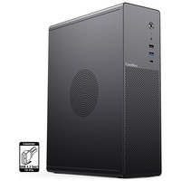 CAJA SOBREMESA MICROATX SLIM T100 USB-C NEGRO COOLBOX