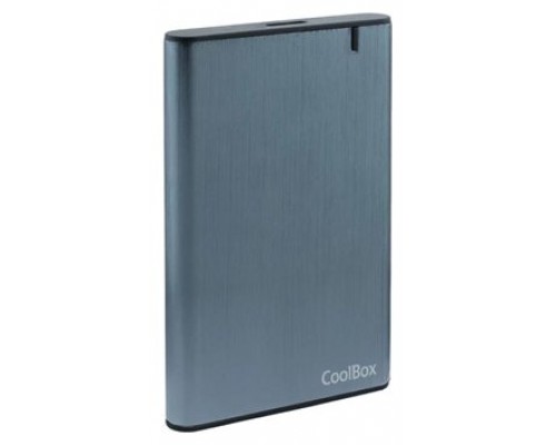 CAJA EXTERNA HDD/SSD 2.5"" SLIM USB3.0 GRIS COOLBOX