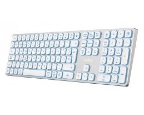 Coolbox Teclado Inal.Retroil. MOONLIGHT B431 Blanc-IA14 Coolbox Teclado Inal.Retroil. MOONLIGHT B431 Blanc