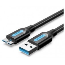 CABLE USB 3.0 A MICRO USB 0.25 M NEGRO VENTION