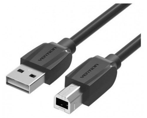 CABLE USB 2.0 IMPRESORA TIPO USB A/M-B/M 0.5 M NEGRO VENTION