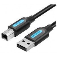 CABLE USB 2.0 IMPRESORA TIPO USB A/M-B/M 10 M NEGRO VENTION
