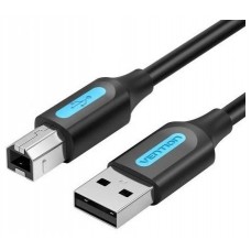 CABLE USB 2.0 IMPRESORA TIPO USB A/M-B/M 10 M NEGRO VENTION