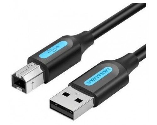 CABLE USB 2.0 IMPRESORA TIPO USB A/M-B/M 10 M NEGRO VENTION