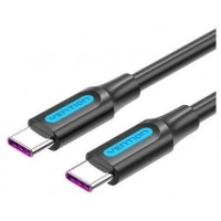 CABLE USB-C A USB-C 0.50 M NEGRO VENTION