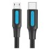 CABLE USB-C 2.0 A MICRO USB M-M 0.5 M NEGRO VENTION