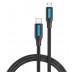 CABLE USB-C 2.0 A MICRO USB M-M 0.5 M NEGRO VENTION