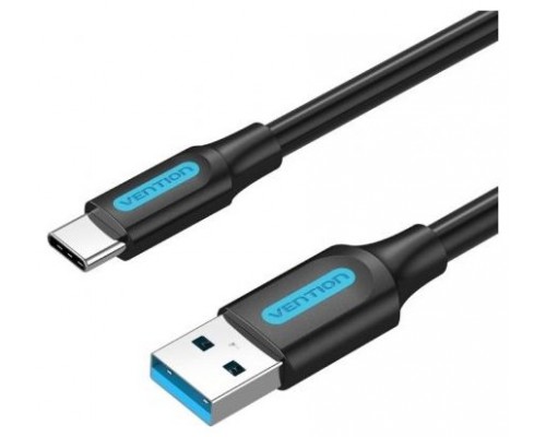 CABLE USB-A 3.0 A USB-C 0.5 M NEGRO VENTION