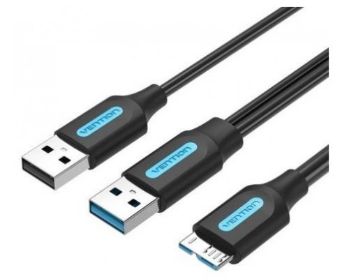 CABLE USB 3.0/M USB2.0/M MICROUSB/M 1 M NEGRO VENTION