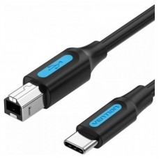 CABLE USB 2.0 IMPRESORA TIPO USB A/M USB-C/M 1.5 M NEGRO VENTION