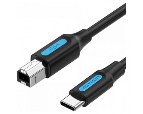 CABLE USB 2.0 IMPRESORA TIPO USB A/M USB-C/M 1.5 M NEGRO VENTION