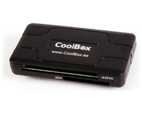 LECTOR TARJETAS EXTERNO  Usb COOLBOX SD, MMC, Micro SD negro