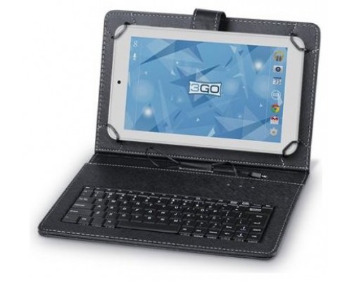 FUNDA + TECLADO TABLET 10"" NEGRO 3GO