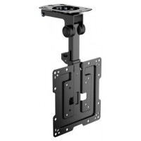 SOPORTE DE TECHO AISENS GIRATORIO PLEGABLE PARA MONITORTV 20KG DE 19-43 NEGRO