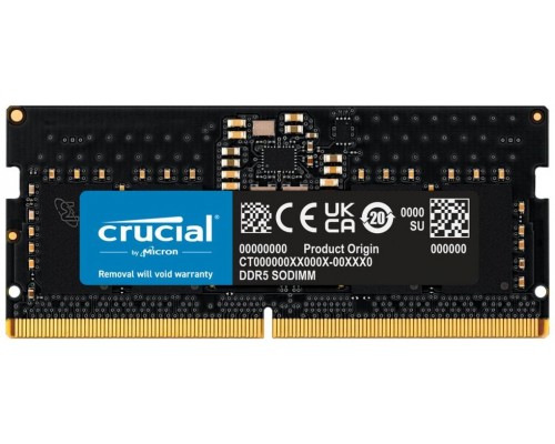 MODULO SODIMM DDR5 8GB 5200MHZ CRUCIAL CL42