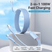 CABLE USB-C/M A 2xUSB-C/M 1.5 M AZUL VENTION
