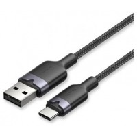 CABLE USB-C A USB-A TRENZADO 1 M NEGRO VENTION