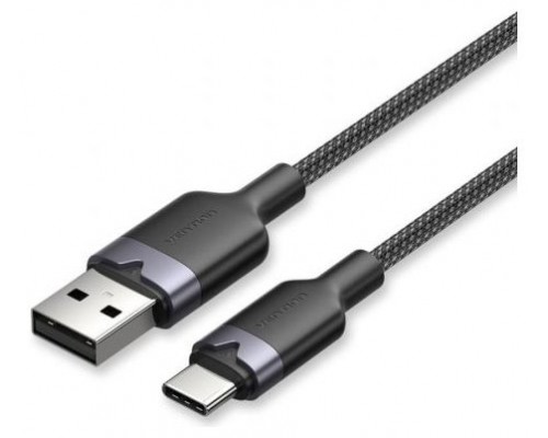 CABLE USB-C A USB-A TRENZADO 1 M NEGRO VENTION