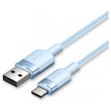 CABLE USB-C A USB-A TRENZADO 1 M AZUL VENTION