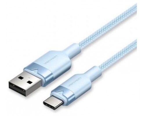 CABLE USB-C A USB-A TRENZADO 1 M AZUL VENTION