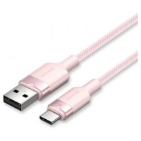 CABLE USB-C A USB-A TRENZADO 1 M ROSA VENTION