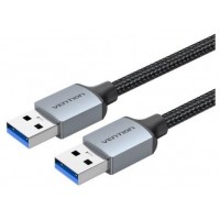 CABLE USB-A 3.0 A USB-A M-M 2 M NEGRO VENTION