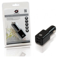 Cargador coche conceptronic cusbcar4a 2x usb
