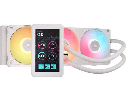 REFRIGERACION LIQUIDA ICUE LINK TITAN II 360 RX LCD WHITE CORSAIR-AA45 REFRIGERACION LIQUIDA ICUE LINK TITAN II 360 RX LCD WHITE CORSAIR