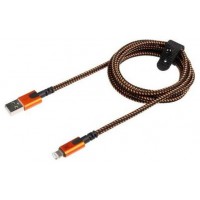 CABLE USB-A A LIGHTNING 1.5M NEGRO/NARANJA XTORM