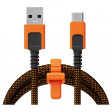 CABLE XTREME USB-A A USB-C 1.5M NEGRO/NARANJA XTORM