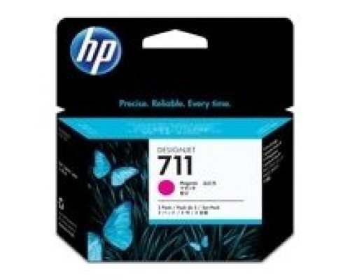 TINTA HP 711 MAGENTA PACK 3