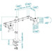 Tooq DB1232TN-B Soporte Monitor Mesa 2Brazos 13-32-IA5 Tooq DB1232TN-B Soporte Monitor Mesa 2Brazos 13-32