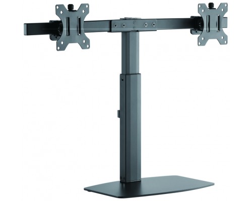 SOPORTE MESA 2 MONITORES 17""-27"" NEGRO TOOQ