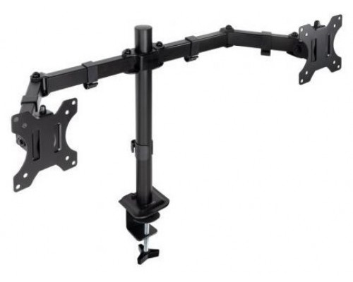 SOPORTE MESA GIRA INCLI 2 BRAZOS 17-27" NEGRO