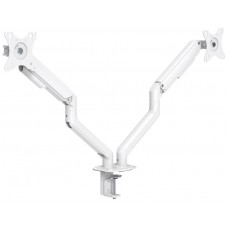 SOPORTE MESA TOOQ 2 PANTALLAS 17"-32" BLANCO