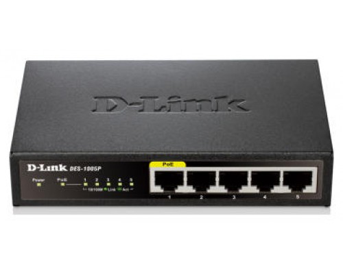 D-Link DES-1005P Switch 5x10/100Mbps 1xPoE